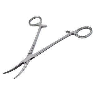 Pinzas hemostáticas Kelly, instrumentos quirúrgicos médicos curvos, pinzas hemostáticas para mosquitos de acero, fuente de alimentación Manual - Product Image 4