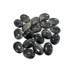 Pierre de palmier obsidienne en cristal brillant doré Pierre naturelle de guérison Pierre de palmier en quartz sculpté Agate Pierres de palmier en cristal - Product Image 1