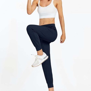 Pantalons de jogging décontractés pour femmes, hiver, uni, taille mi-haute, cordon de serrage, taille élastique, pantalon droit, streetwear, pantalon de survêtement oversize - Product Image 3