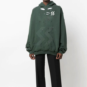 Diseño personalizado al por mayor mejor calidad precio barato hombres invierno desgastado sudaderas OEM servicio 100% algodón respetuoso con el medio ambiente transpirable - Product Image 2