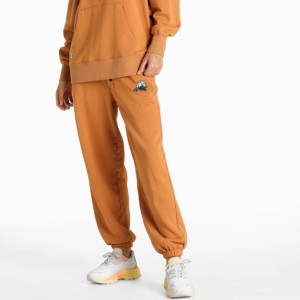 Pantalones Deportivos Casuales para Mujer, con Logotipo Personalizado, Estilo Urbano, para Entrenamiento, Correr, Corte Regular, Pierna Ancha, con Cordón Ajustable, 100% Algodón - Product Image 4