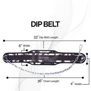 Heavy Duty Dip <b>Belt</b> with Steel Chain <b>for</b> Weightlifting & Pull Ups Reinforced <b>Back</b> Support Gym Weight <b>Belt</b> OEM Manufacturer - Product Image 2