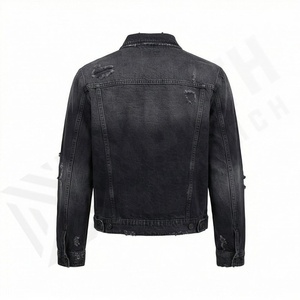 Vestes en jean pour femmes tendance, logo personnalisé, design élégant, streetwear, crop top, veste d'extérieur, vêtements décontractés, couleur personnalisée - Product Image 2