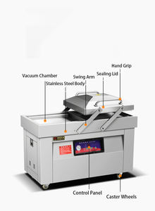 Máquina <span class=keywords><strong>de</strong></span> Envasado al Vacío Multifuncional DZ-500/2SD para Arroz, Pescado y Ropa, Maquinaria Industrial - Product Image 2