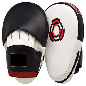 Custom Design Focus Pad Punching Target Custom Made Leather Boxing Focus Mitts OEM Your Logo Punching Focus Pad - Product Image 4