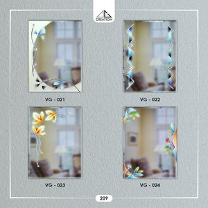 Espejo de Baño Decorativo con Diseño de Ranura en V y Reflejo Claro para Espacios Interiores Modernos, de la India - Product Image 6