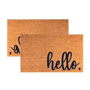 Bestselling Durable Coconut Coir <b>Mat</b> <b>WELCOME</b> <b>MATS</b> RUGS with PVC Natural Fiber Door <b>Mat</b> for Outdoor and Indoor Use - Product Image 1