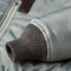 Venta en línea de poliéster hecho chaqueta de bombardero transpirable chaqueta de invierno chaqueta de bombardero de etiqueta privada - Product Image 4