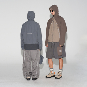 Veste et gilet <span class=keywords><strong>de</strong></span> cyclisme multifonctionnel 2 en 1 à demi-fermeture éclair, léger, coupe réglable, design réfléchissant, imperméable - Product Image 2