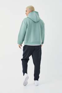 Nueva llegada de alta calidad de encargo de los hombres con capucha Boxy Drop Shoulder sudaderas con capucha transpirables hechas en Pakistán - Product Image 6