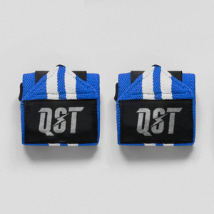 Muñequeras de Algodón para Levantamiento de Pesas con Logotipo Personalizado OEM, Antideslizantes, Resistentes, Elásticas y a Rayas para Entrenamiento en Gimnasio - Product Image 6