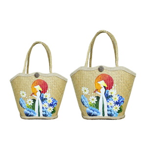 Producto caliente Bolso de jacinto de agua de moda para mujeres que aman el estilo inspirado en la naturaleza con alta calidad - Product Image 1