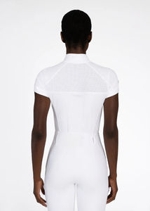 Chemise de concours équestre pour femmes professionnelles, tissu doux de qualité supérieure, coupe confortable, mouvements flexibles et look moderne. - Product Image 3