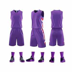 Nouveau style de kit d'uniforme de basket-ball pour hommes avec logo personnalisé uniforme de basket-ball de sublimation sportive de haute qualité à bas prix - Product Image 1