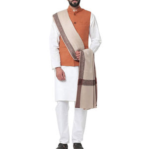 Écharpe pour homme en coton pur à séchage rapide, prix de vente le plus bas, facile à porter, meilleure écharpe de grande taille pour homme, meilleure arrivée, service OEM - Product Image 2