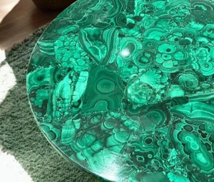 Adorno de Mesa de Lujo para el Hogar de Halloween, Hecho a Mano con Piedra Preciosa de Labradorita Verde, con Diseño de Amor - Product Image 5