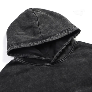 Nouvelle Arrivée Hiver – Sweat à Capuche Zippé en Polaire 100% Coton Effet Délavé Brodé pour Homme – Séchage Rapide et Respirant - Product Image 6
