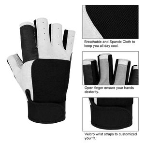 ถุงมือเรือใบคุณภาพสูงแบบกำหนดเอง น้ำหนักเบา กันลื่น ระบายอากาศได้ดี ผลิตจากหนังสังเคราะห์ สำหรับทุกเพศ จากประเทศปากีสถาน - Product Image 3