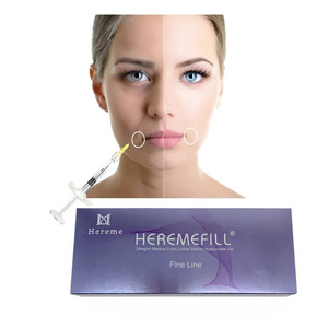 Hereme Effet Longue Durée 100% <span class=keywords><strong>Acide</strong></span> <span class=keywords><strong>Hyaluronique</strong></span> Stérile Réticulé pour le Visage et les Lèvres 1ml 2ml 10ml - Product Image 3