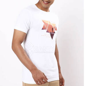 Camiseta de algodón con estampado de secado rápido más vendida para hombre, ropa informal estampada de corte holgado a la venta - Product Image 2