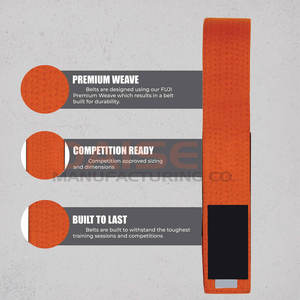 Ceintures de karaté en gros, accessoires d'entraînement, ceintures de karaté en gros, livraison directe d'usine - Product Image 4