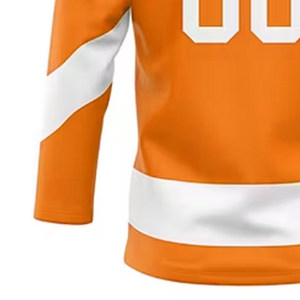 Soporte de ropa de hockey personalizada Impresión sublimada Entrenamiento juvenil Camisetas de hockey sobre hielo sublimadas - Product Image 6