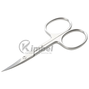 Ciseaux de manucure et pédicure professionnels en acier inoxydable courbés et affûtés pour hommes et femmes avec vis de fixation - Product Image 2