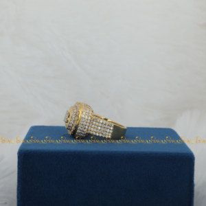 Hot Selling Pass Diamond Tester Hip Hop Jewelry 925 Sterling <b>Silver</b> VVS Round Lab Diamond <b>Ring</b> for <b>Men</b> Iced Out Jewelry - Product Image 5