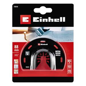 Cuchilla de Inmersión Semicircular Einhell de 88 mm para Madera y Metal, Modelo 49708048 - Product Image 2