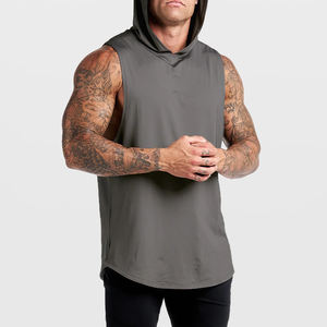 Ventes en gros de débardeurs de sport pour hommes, débardeurs de musculation pour la salle de sport |   Sweat-shirts de sport en coton personnalisés, fabrication OEM disponible - Product Image 4