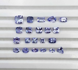 Tanzanite ธรรมชาติอัญมณีเจียระไนแบบหลวมสีฟ้ารูปร่างผสมตัดสำหรับทำเครื่องประดับมีขนาด3.50-6มม. - Product Image 3