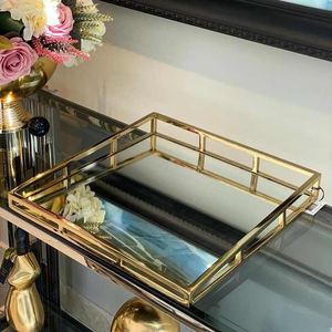 Plateau élégant en acier inoxydable pour le petit-déjeuner, le café et le thé, idéal pour les hôtels et l'hospitalité. - Product Image 3