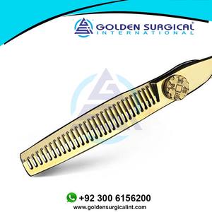 Juego de Tijeras Doradas de Alta Calidad de 6 Pulgadas, Varias Tijeras de Refinación, Tijeras de Corte y Entresacar Japonesas para Barberos - Product Image 2