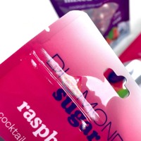 Sachets personnalisés en aluminium imprimés par gravure pour masques faciaux, avec fermeture éclair à encoche déchirable, refermables, pochettes verticales, résistantes à l'humidité, en plastique de qualité alimentaire