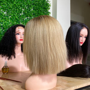 Perruques de cheveux humains avant en dentelle transparente pour les femmes noires 360 perruques frontales en dentelle sans colle 100% vendeurs de perruques en dentelle complète vierge - Product Image 1