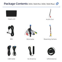 MEKEDE X10 X20 X30 X40 UIS7865 8+128G 2K QLED AKM DSP 无线CarPlay Android Auto通用主机工厂