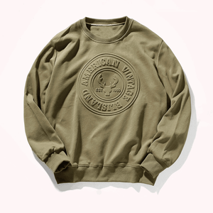Vente chaude 100% Coton Français Terry Polaire De Luxe En Relief Thermique Sweat Lourd Épais Personnalisé Sweat Sweat En Gros - Product Image 1