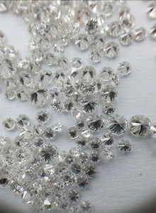 เพชรมนตรา1กะรัตเพชรเม็ดกลมแท้ขัดเงาสีขาวแบบหลวม f g สีเทียบกับความบริสุทธิ์ตามธรรมชาติและยังไม่ผ่านกระบวนการ - Product Image 3