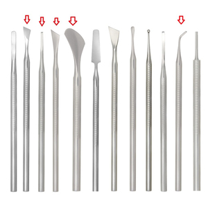 Professionnel Nouveau 6 Styles Manucure Pédicure Outils Double Côtés En Acier Inoxydable Nail Cuticule Poussoir - Product Image 5