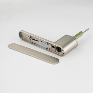 Serrure de porte magnétique ronde en alliage de zinc, loquet silencieux, bouton de verrouillage, poignée de porte intérieure avec plaque de recouvrement amovible pour chambre à coucher - Product Image 5