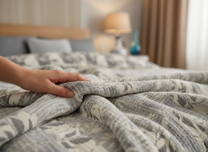 Cubrecama de Muselina Premium de 80 Capas, Manta de Verano 100% Algodón Natural, 300 Hilos, Ecológica, Antiestática y Lavable - Product Image 5