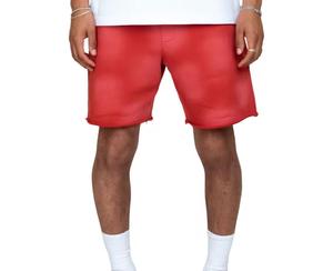 Shorts d'été décontractés en coton pour hommes, coupe slim, style streetwear, avec cordon de serrage, délavage acide, vente en gros - Product Image 6