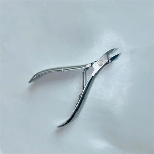 กรรไกรตัดหนังที่ตายแล้วสแตนเลสใบมีดโค้งสำหรับตัดหนังกำพร้าที่ตัดเล็บที่สวยงามคีมตัดนิ้วมือพร้อมที่เปิดกรามกว้าง - Product Image 2