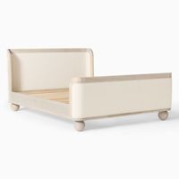 Modernes High-End-Kinder bett aus massivem, weiß gewaschenem Holz für Jungen und Mädchen Schlafzimmer möbel für Kinder zu Hause-Ibra