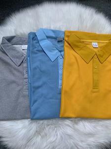 Camiseta transpirable cómoda de verano para hombre, nuevo estilo, moda europea americana, estampado de Color sólido para Polo - Product Image 5