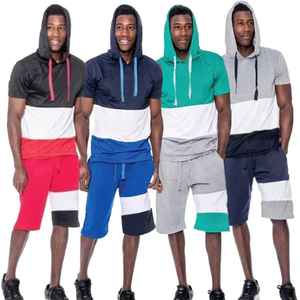 Sports Training Men <b>Twin</b> <b>Set</b> Custom T-Shirt and Short <b>Sets</b> 100% Cotton <b>Twin</b> <b>Sets</b> Casual Wear Customize - Product Image 1