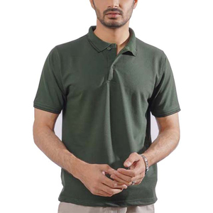 Camisas de Algodón Transpirables de Secado Rápido de Alta Calidad para Hombre, Personalizadas OEM, Talla Grande, Manga Corta, Color Sólido, Ecológicas - Product Image 1
