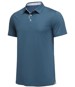 Polos de moda de golf informales para hombres de alta calidad, camisetas de talla grande de secado rápido, diseño OEM personalizado, camiseta para hombres al aire libre - Product Image 4