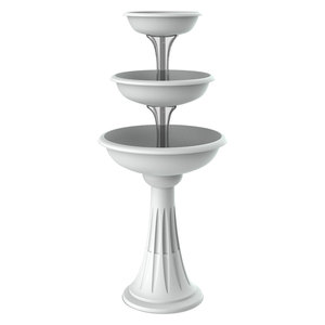 Maceta para Flores con Columna 'Trevi' de 30/40/50 cm - Color Cappuccino - Product Image 1