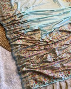 Sari de lujo de alta demanda con estilo indio y glamuroso, el último Sari más moderno para fiestas, la impresionante ropa de novia Sari más vendida - Product Image 1